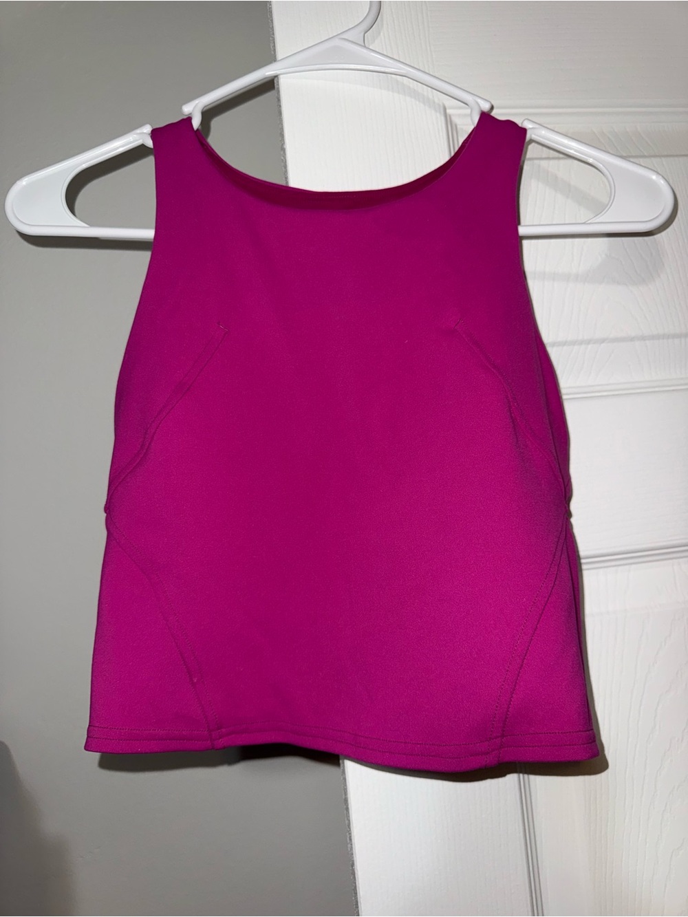 lululemon athletica Fuchsia High-Neck Cropped Tank